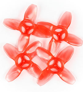 AVAN TH Turtlemode Propeller 4-blade 1 set RED